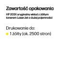 HP LaserJet 203X oryginalny wkład z żółtym tonerem o dużej pojemności