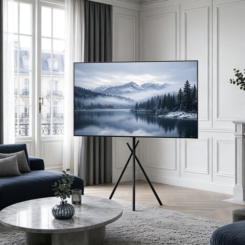 MACLEAN UCHWYT / STOJAK PODŁOGOWY DO TV, 37-80", MAX. VESA 600X400, MAX. 60KG, MC-182 B MC-182 B