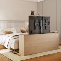 MACLEAN UCHWYT ELEKTRYCZNY WYSUWANY DO TV, TUYA, 37''-80'', VESA 600X400, MAX 60KG MC-866T
