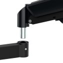 MACLEAN UCHWYT NA 3 MONITORY, SPRĘŻYNA GAZOWA, 17"-27", 2-8KG, CZARNY MC-137