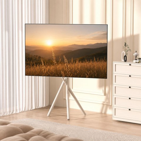 MACLEAN UCHWYT / STOJAK PODŁOGOWY DO TV, 37-80", MAX. VESA 600X400, MAX. 60KG MC-182 W