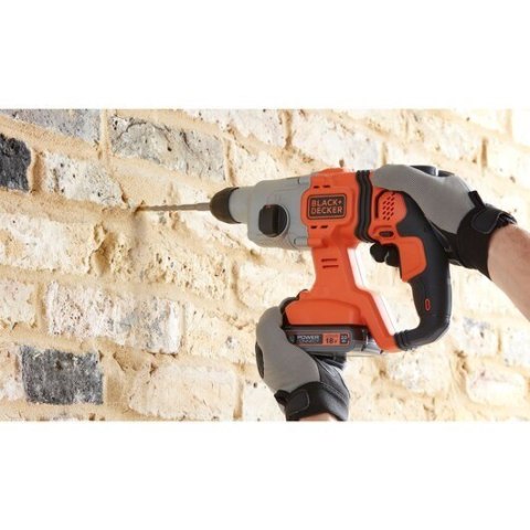 Black & Decker BCD900B-XJ wiertło 1880 RPM SDS Plus Czarny, Pomarańczowy