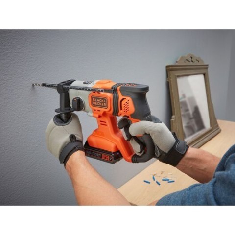 Black & Decker BCD900B-XJ wiertło 1880 RPM SDS Plus Czarny, Pomarańczowy