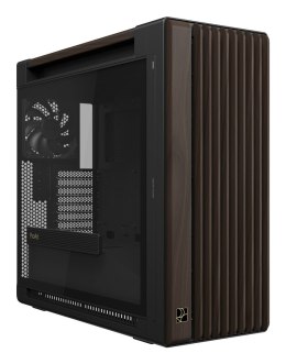 ASUS ProArt PA602 Wood Edition Modern Black - Tempered Glass Panel Midi Tower Czarny, Drewno
