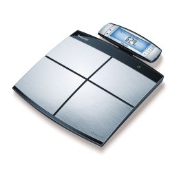 Beurer BF 105 Kwadrat Czarny, Stal nierdzewna Elektroniczna waga osobista