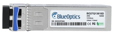 Kompatybilny transceiver Cisco SFP-25G-LR BlueOptics SFP28, LC-Duplex, 25GBASE-LR, światłowód jednomodowy, 1310nm, 10KM, DDM, 0°