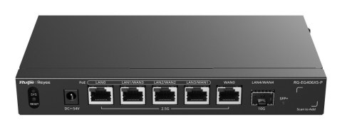 Ruijie Networks RG-EG406XS-P ruter 2.5 Gigabit Ethernet Czarny