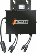 Schwaiger SOWR0806 adapter zasilający/ inwentor Wewnętrzna Czarny