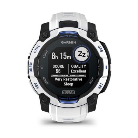 Zegarek sportowy Garmin Instinct 3 Solar 45mm Biały