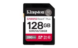 128GB SDXC CANVAS REACT PLUS U3/UHS-II 280R/100W V60 FULL HD/4K