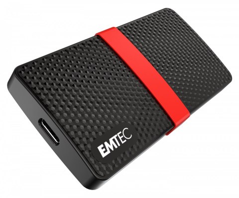 Emtec X200 512 GB USB Type-C 3.2 Gen 1 (3.1 Gen 1) Czarny, Czerwony