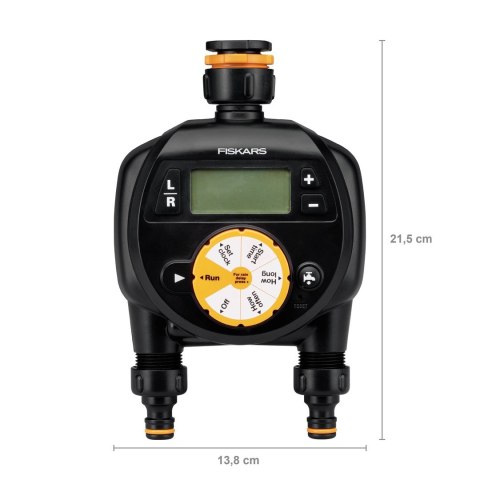 Fiskars 1054792 Czarny Elektroniczny regulator nawadniania