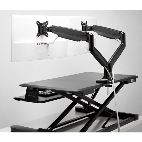 Kensington Podwójne ramię SmartFit One-Touch do monitora, z regulacją wysokości