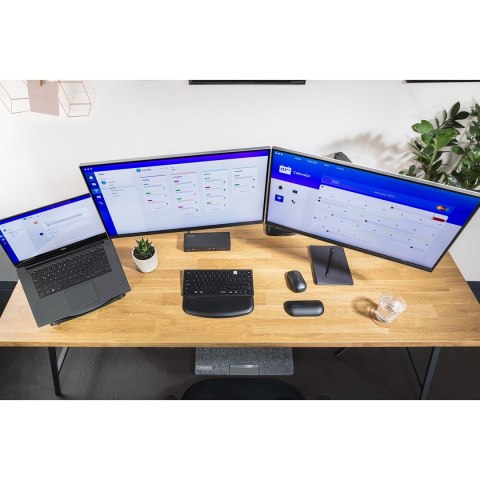 Kensington Podwójne ramię SmartFit One-Touch do monitora, z regulacją wysokości