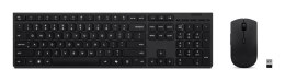 Lenovo Professional Bezprzewodowa ładowalna klawiatura i mysz combo | Zestaw klawiatury i myszy | Bezprzewodowy | Mysz w zestawi