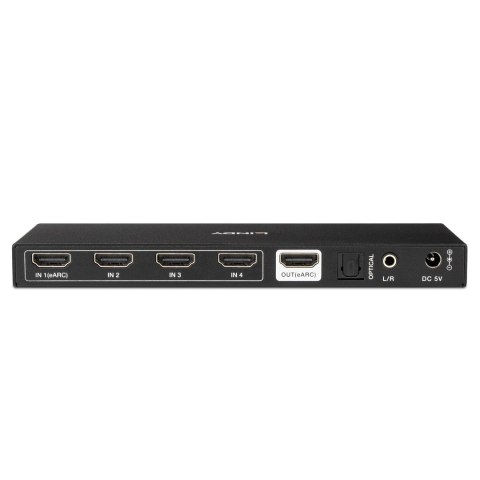 Lindy 38386 przełącznik KVM Czarny