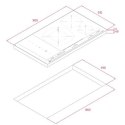 Teka IBF 95-G1 MST BM Czarny Wbudowany 90 cm Płyta indukcyjna strefowa 5 stref(y)
