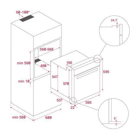 Teka NEO HSB 6250 P WH 71 l 2615 W Biały