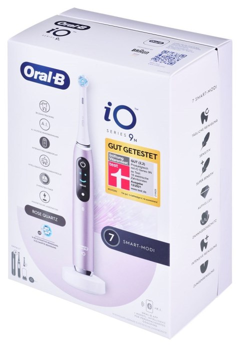 Obrotowo-pulsacyjna szczoteczka do zębów Oral-B iO Series 9n iO 9 Rose Quartz