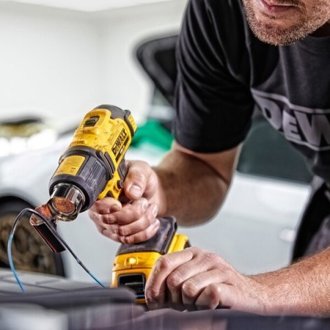 DeWALT DCE530N-XJ opalarka Pistolet na gorące powietrze 190 l/min 530 °C Żółty