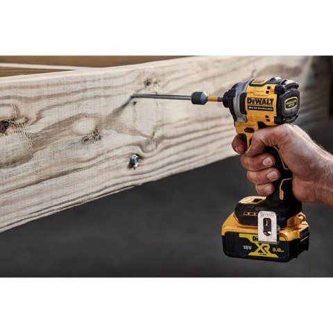 Zakrętarka akumulatorowa udarowa DEWALT DCF850NT-XJ klucz udarowy 1/4" 18V Czarny, Żółty