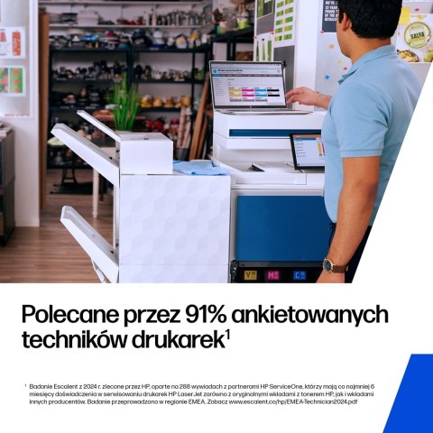 HP 128A zestaw 3 oryginalnych wkładów z tonerem LaserJet: błękitny/purpurowy/żółty