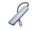 Adapter USB Equip 133499 6w1 USB 3.2 Gen 2 (3.1 Gen 2) Type-C Szary