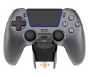 Deltaco Gaming GAM-199-STEELGRAY kontroler gier Szary, Metaliczny, Stal Bluetooth/USB Gamepad PlayStation 5, Android, iOS