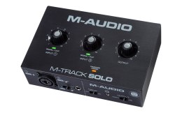 Interfejs audio USB M-AUDIO M-Track Solo przedwzmacniacz Crystal 16 bit 48 kHz Czarny