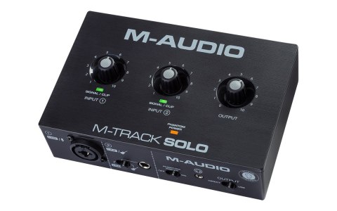 Interfejs audio USB M-AUDIO M-Track Solo przedwzmacniacz Crystal 16 bit 48 kHz Czarny