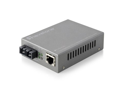 Konwerter mediów LevelOne Web Smart Series FVS-3120 - RJ-45 / SC Pojedynczy tryb - do 20km (FVS-3120)