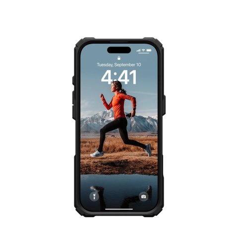 Etui plecki Urban Armor Gear Plasma XTE AW82-09H do Apple iPhone 16 Pro Czarny, Pomarańczowy