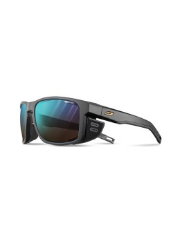 Okulary w góry przeciwsłoneczne Julbo Shield - Reactiv 2-4 DL Bleu - black/black