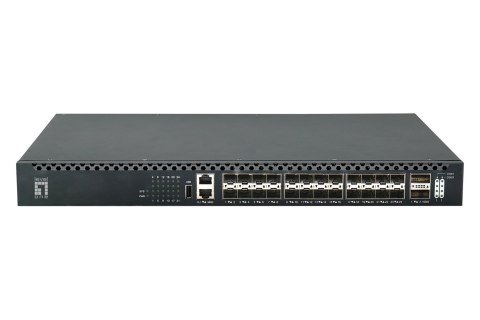 Przełącznik LevelOne 24x10GSFP+/2x 100GQSFP TOR zarządzany L3 1Gbps