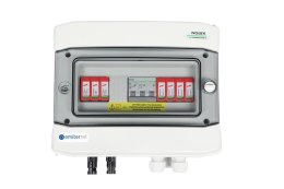 Rozdzielnica przył. DCAC hermetyczna IP65 EMITER z ogranicznikiem przepięć DC Dehn 1000V typu 2, 1 x łańcuch PV, 1 x MPPT // ogr