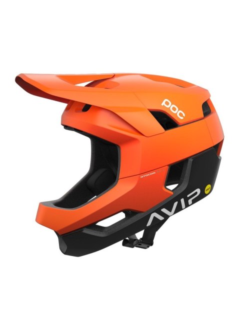 Kask enduro POC Otocon Race Mips - fluo orange/uranium black matt