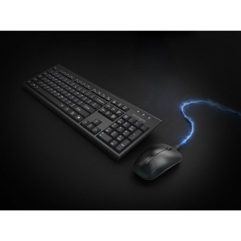 Kensington KM270 EQ klawiatura RF Wireless + Bluetooth Czarny