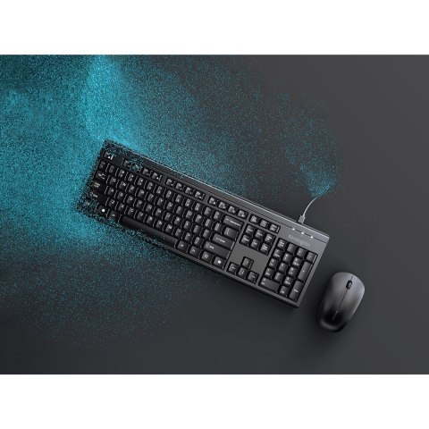 Kensington KM270 EQ klawiatura RF Wireless + Bluetooth Czarny