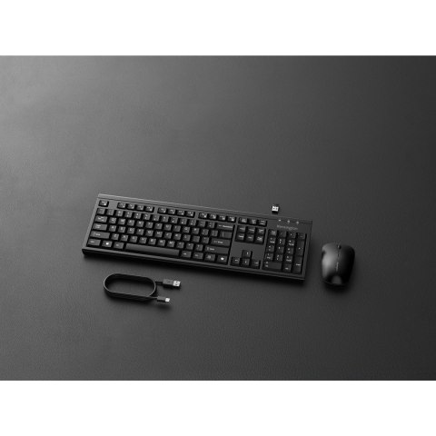 Kensington KM270 EQ klawiatura RF Wireless + Bluetooth Czarny