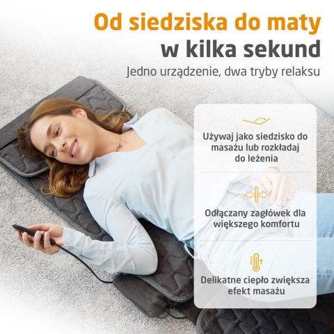 Biurowa mata masująca Shiatsu Medisana MC 700 2 poziomy intensywności | punktowy ucisk | podgrzewanie | 474 x 780 mm