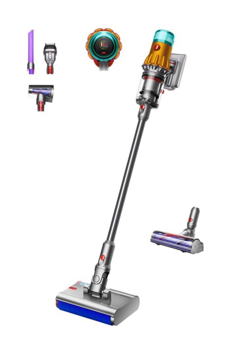 Dyson V12 Submarine Odkurzacz pionowy 3 w 1 Bateria Suchy i Mokry HEPA Bez worka 0,35 l Nikiel, Żółty