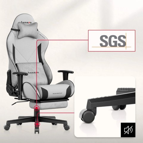 Fotel gamingowy Huzaro Force 5.7 Grey