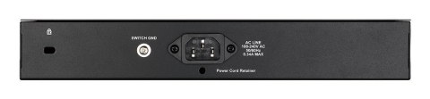 D-Link DGS-1210-08P Zarządzany L2 Gigabit Ethernet (10/100/1000) Obsługa PoE Czarny