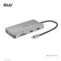 CLUB3D CSV-1594 stacja dokująca USB 3.2 Gen 1 (3.1 Gen 1) Type-C Czarny, Szary