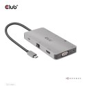 CLUB3D CSV-1594 stacja dokująca USB 3.2 Gen 1 (3.1 Gen 1) Type-C Czarny, Szary