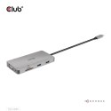 CLUB3D CSV-1594 stacja dokująca USB 3.2 Gen 1 (3.1 Gen 1) Type-C Czarny, Szary