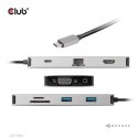 CLUB3D CSV-1594 stacja dokująca USB 3.2 Gen 1 (3.1 Gen 1) Type-C Czarny, Szary