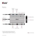 CLUB3D CSV-1594 stacja dokująca USB 3.2 Gen 1 (3.1 Gen 1) Type-C Czarny, Szary