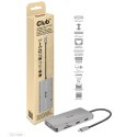 CLUB3D CSV-1594 stacja dokująca USB 3.2 Gen 1 (3.1 Gen 1) Type-C Czarny, Szary
