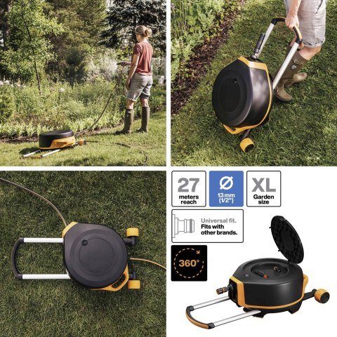 Fiskars 1067548 BĘBEN AUTOMATYCZNY Z WĘŻEM XL